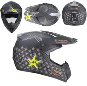 קסדה פול פייס כוכב-שחור